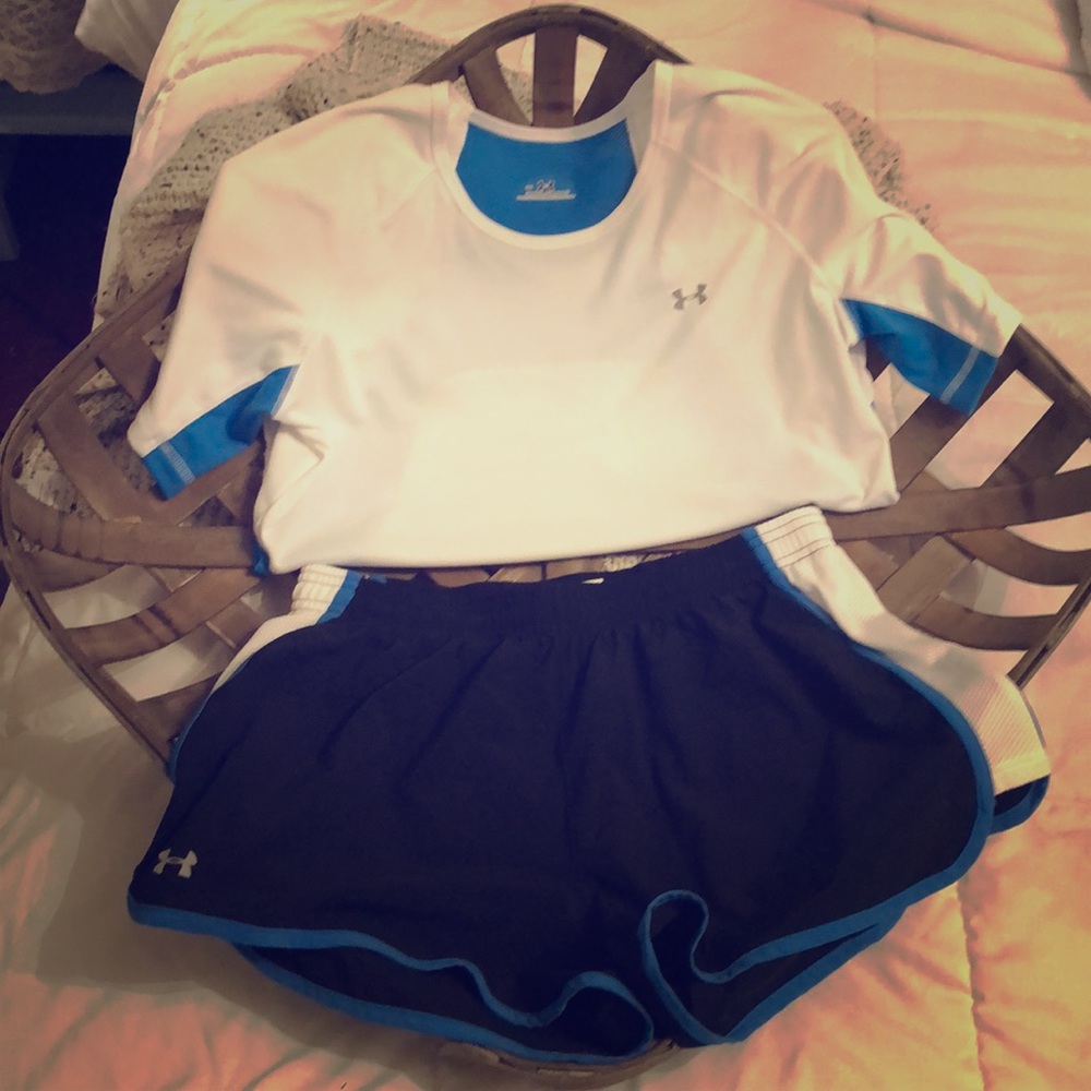 Under armor workout outfit
